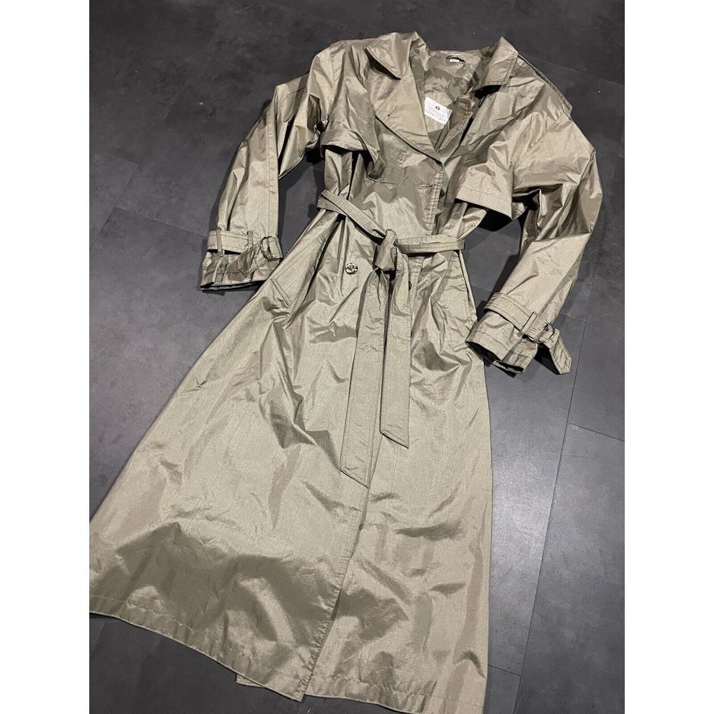 Worthington Essentials Size 10 Women's Trench Coat Jacket Brown‎ Long-200